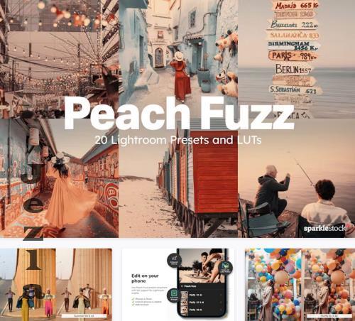 20 Peach Fuzz Lightroom Presets LUTs - 92172675