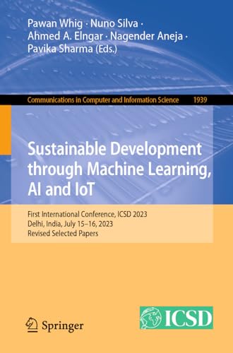 Sustainable Development through Machine Learning, AI and IoT