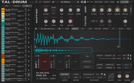 Togu Audio Line TAL–Drum v2.2.0 (Win/macOS/Linux)