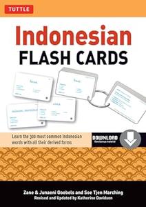 Indonesian Flash Cards Learn the 300 most common Indonesian words with all their derived forms