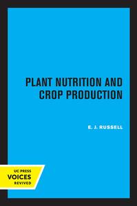 Plant Nutrition and Crop Production