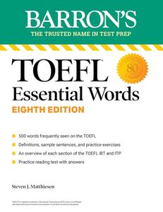 TOEFL Essential Words, Eighth Edition (Barron's Test Prep)