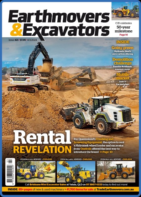 Earthmovers & Excavators - Issue 421 - 4 March 2024