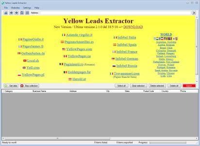 Yellow Leads Extractor 8.9.3 Multilingual Fe579abcb07183c5d73f34beb98a15f9