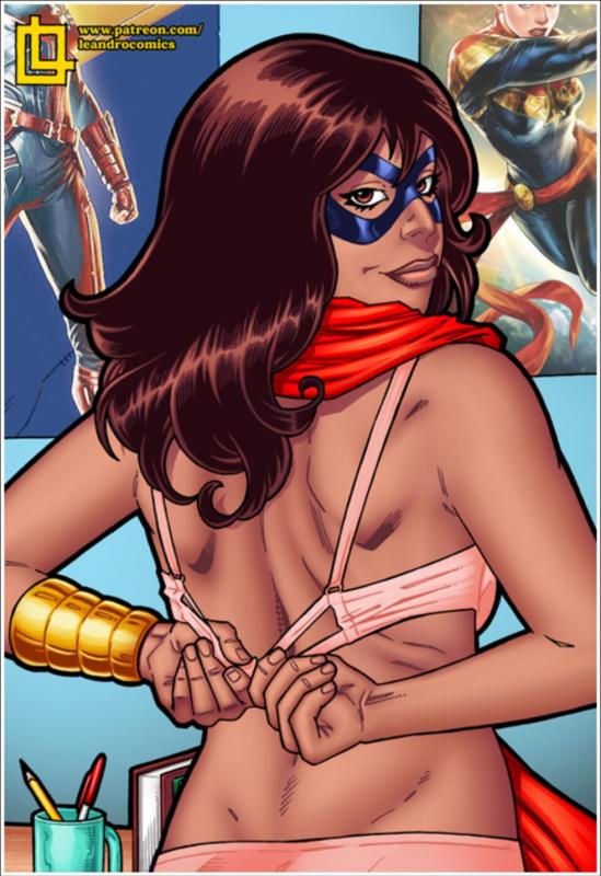 Leandro Comics - Kamala Khan in some POV action! Porn Comic