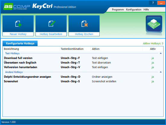 KeyCtrl Professional 2.003