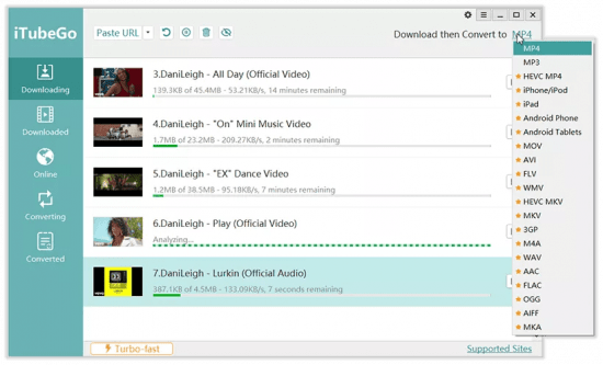 iTubeGo YouTube Downloader 7.4.2 (x64) Multilingual