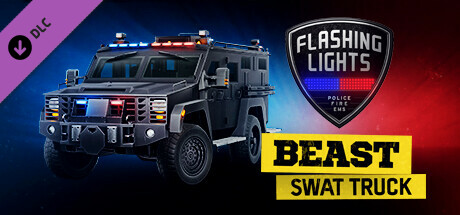 Flashing Lights Beast Swat Truck-Tenoke