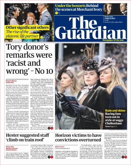 The Guardian UK - 13th March