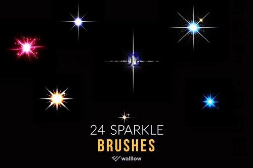 24 Sparkle and Twinkle Light Photoshop brushes - 7B2P6FV