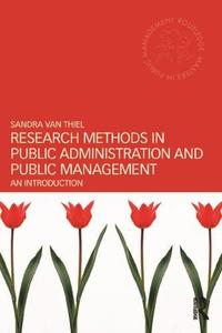 Research Methods in Public Administration and Public Management An Introduction