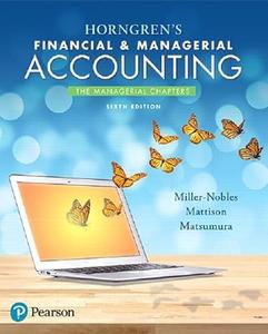 Horngren's Financial & Managerial Accounting (2024)