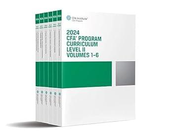 2024 CFA Program Curriculum Level II Box Set (Volumes 1–6)