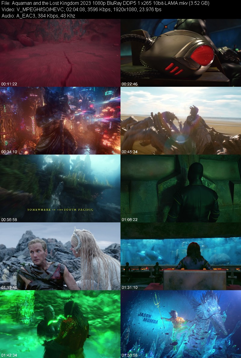 Aquaman and the Lost Kingdom 2023 1080p BluRay DDP5 1 x265 10bit-LAMA E6d24b7d9326057840f50a8e2a60b627