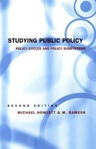 Studying Public Policy Policy Cycles and Policy Subsystems