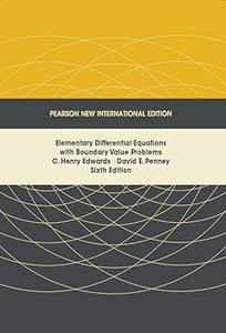 Elementary Differential Equations with Boundary Value Problems Pearson New International Edition Ed 6