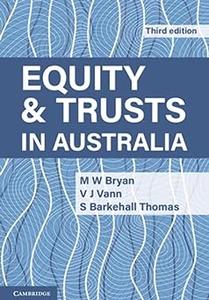 Equity and Trusts in Australia Ed 3