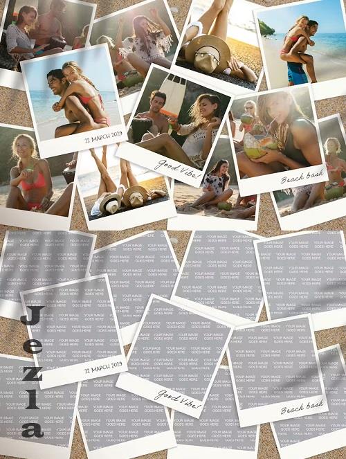 Pile of Photos Collage Template - 8TR9FPD