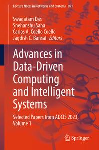 Advances in Data–Driven Computing and Intelligent Systems, Volume 1