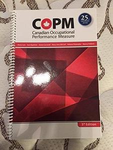 Canadian Occupational Performance Measure Assessment and Book