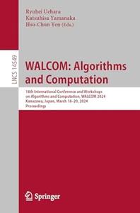 WALCOM Algorithms and Computation