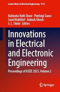 Innovations in Electrical and Electronic Engineering, Volume 2