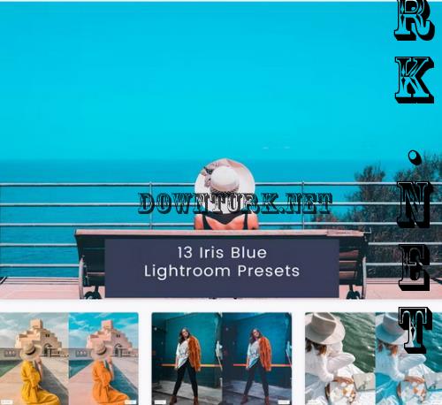 13 Iris Blue Lightroom Presets - DCT8GGY