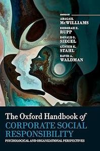 The Oxford Handbook of Corporate Social Responsibility Psychological and Organizational Perspectives