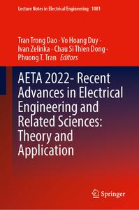 AETA 2022―Recent Advances in Electrical Engineering and Related Sciences Theory and Application