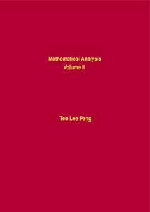 Mathematical Analysis, Volume II