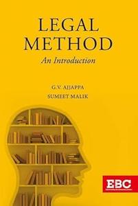 Legal Method An Introduction