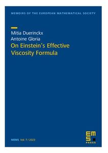 On Einstein's Effective Viscosity Formula (Memoirs of the European Mathematical Society)