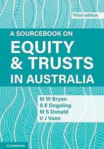 A Sourcebook on Equity and Trusts in Australia Ed 3