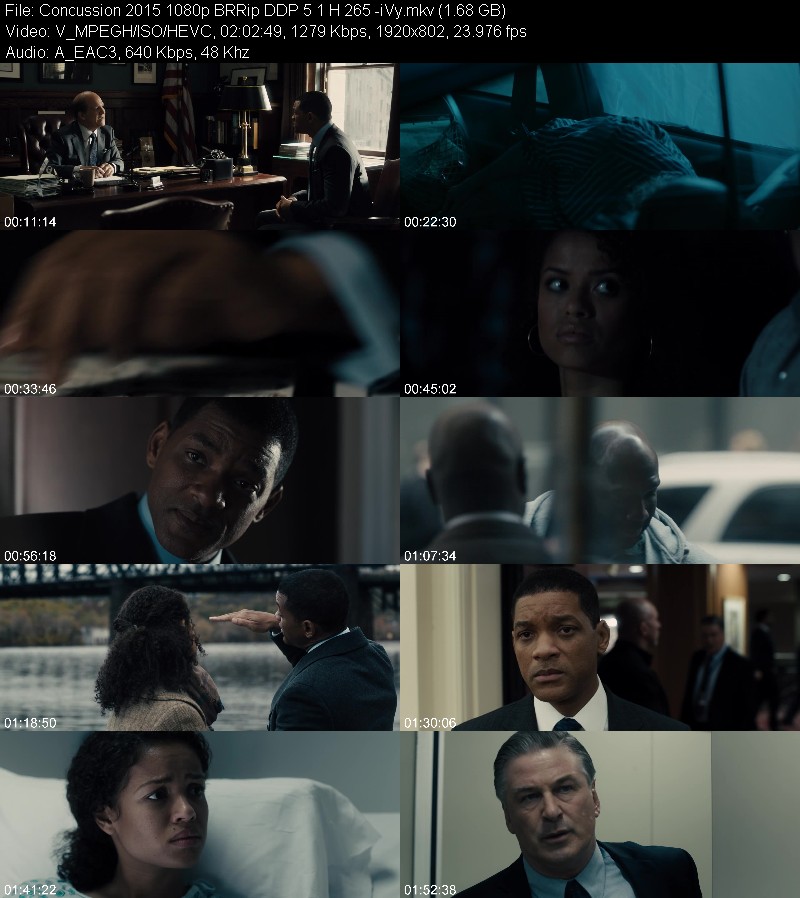 Concussion 2015 1080p BRRip DDP 5 1 H 265 -iVy D985cc5c338c0f81c7a5538f6cffb7ad