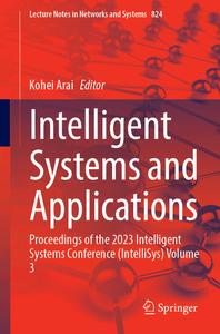 Intelligent Systems and Applications, Volume 3