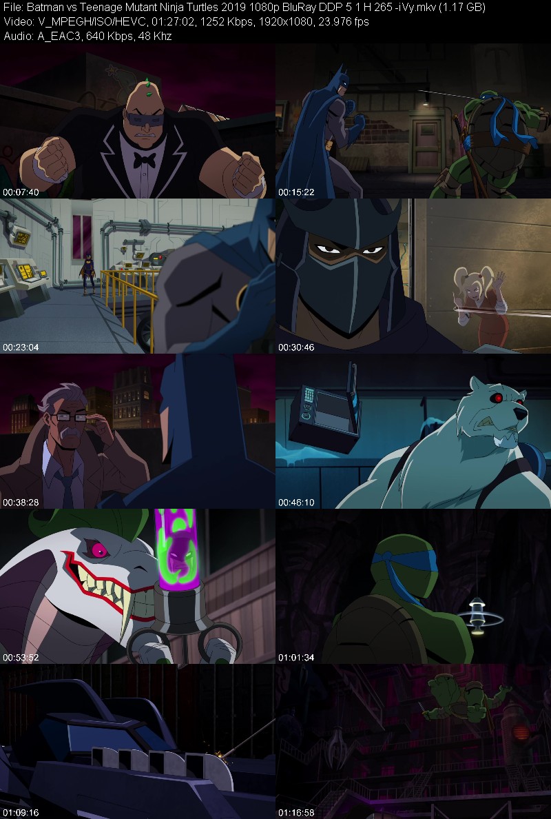 Batman vs Teenage Mutant Ninja Turtles 2019 1080p BluRay DDP 5 1 H 265 -iVy 34ab687c8aafdba57dc9ab675ed8e8d4