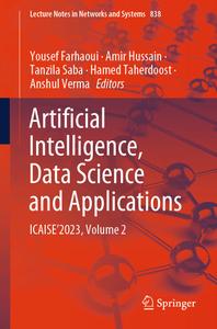 Artificial Intelligence, Data Science and Applications ICAISE'2023, Volume 2