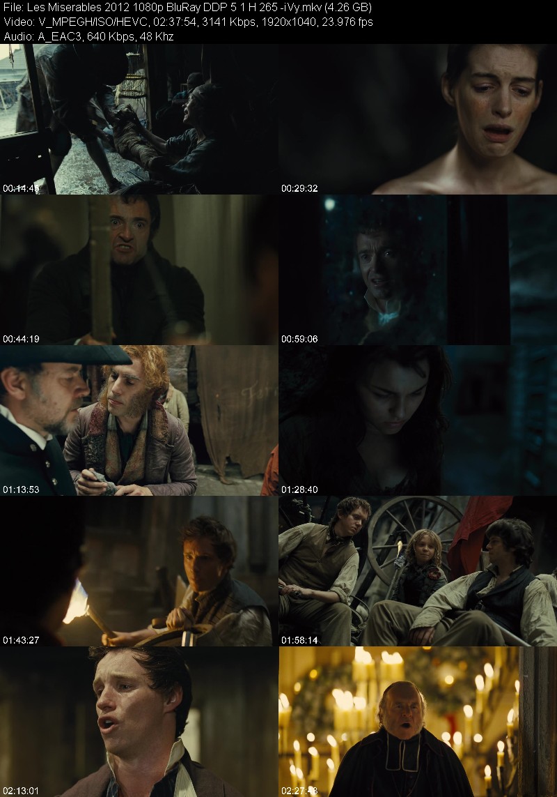 Les Miserables 2012 1080p BluRay DDP 5 1 H 265 -iVy 6ef560d6ade794246c38028522bbdf00