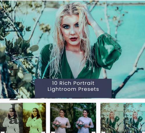 10 Rich Portrait Lightroom Presets - L4TY89L