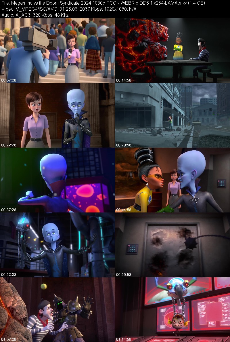 Megamind vs the Doom Syndicate 2024 1080p PCOK WEBRip DD5 1 x264-LAMA 7720577b434f6efcf9092a706ee9f706