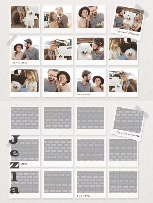 Simple Photo Collage Mood Board Template - NSQKJCN