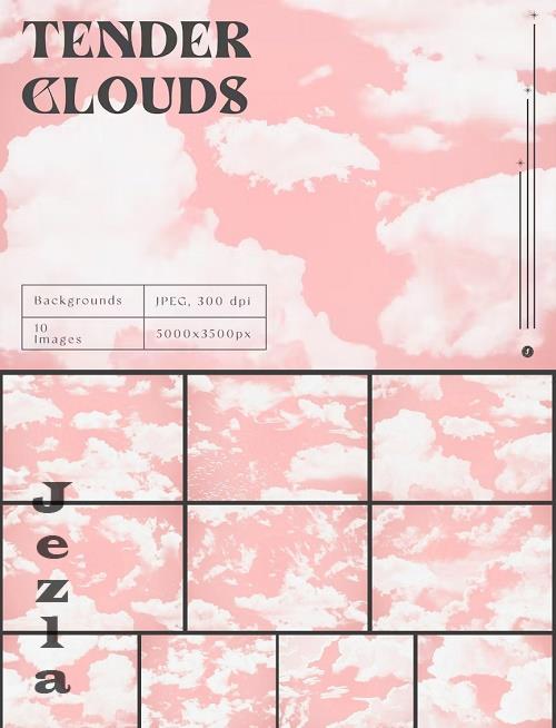 Tender Clouds Backgrounds - DDUWY9E