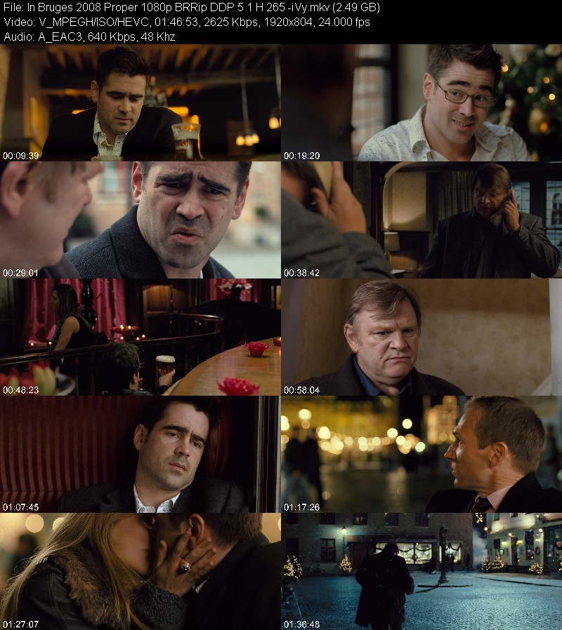 In Bruges 2008 Proper 1080p BRRip DDP 5 1 H 265 -iVy 5860a5968b46b71c2e1bd99f43d9cb27