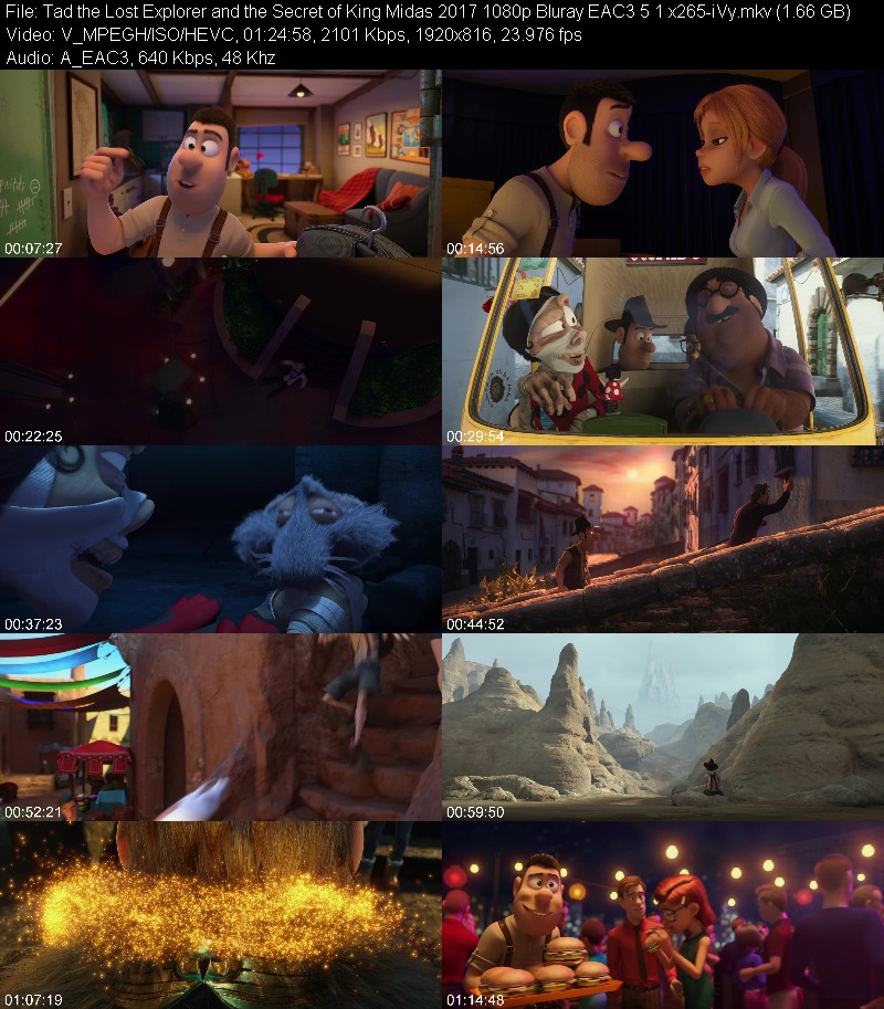 Tad the Lost Explorer and the Secret of King Midas 2017 1080p Bluray EAC3 5 1 x265-iVy 3166bd9852d1a22fe539dd5def986033