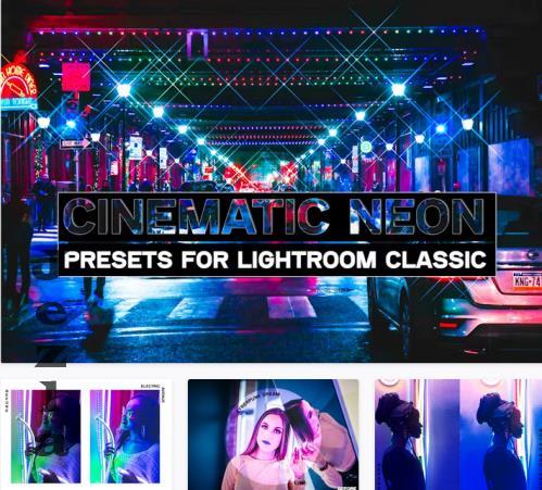 Cinematic Neon Presets for Lightroom Classic - JJW7DAZ