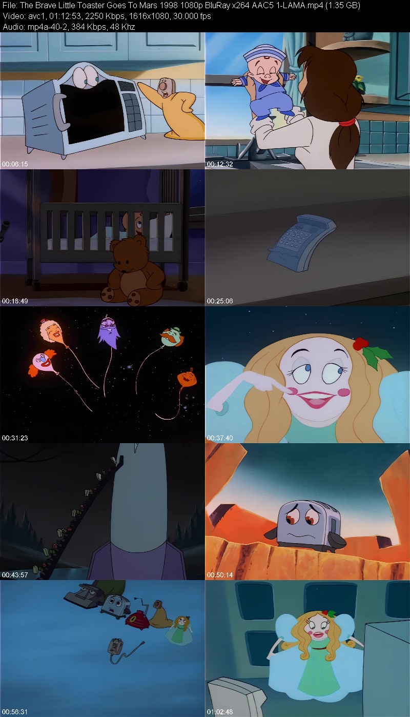 The Brave Little Toaster Goes To Mars (1998) 1080p BluRay 5 1-LAMA 8b5958289007af9c34236bb7ac6c8152