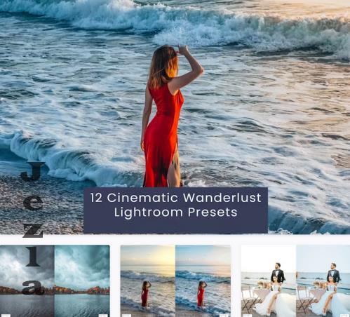 12 Cinematic Wanderlust Lightroom Presets - 4EGCJFZ