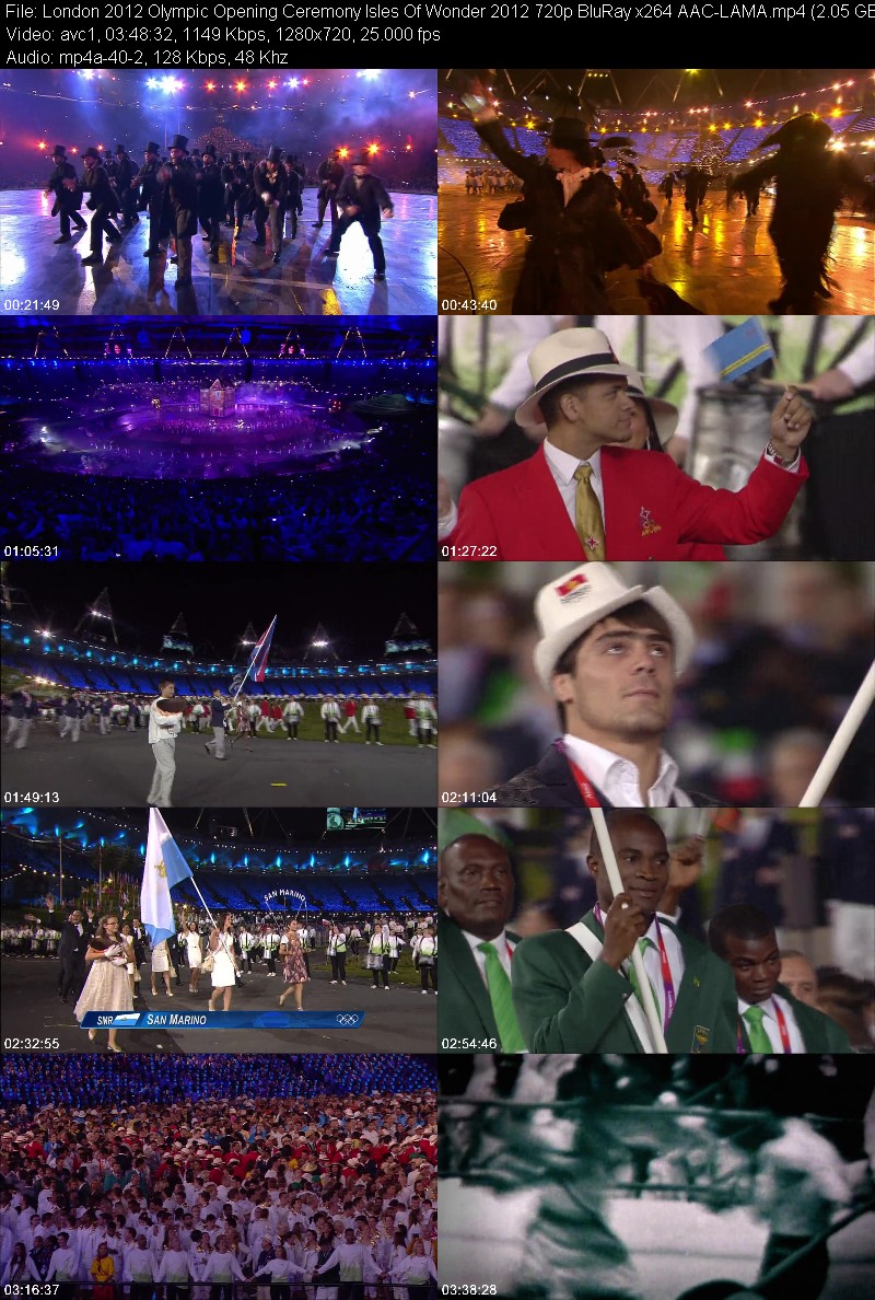 London 2012 Olympic Opening Ceremony Isles Of Wonder (2012) 720p BluRay-LAMA 6aff2953837659c7142b592286d9af5e