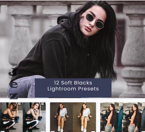 12 Soft Blacks Lightroom Presets - K97JB7G