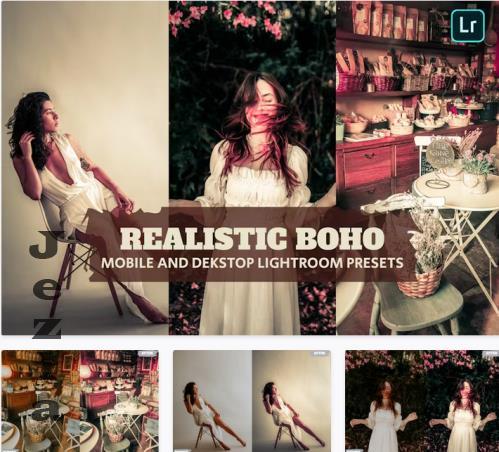 Realistic Boho Lightroom Presets Dekstop Mobile - 7VSDFC8